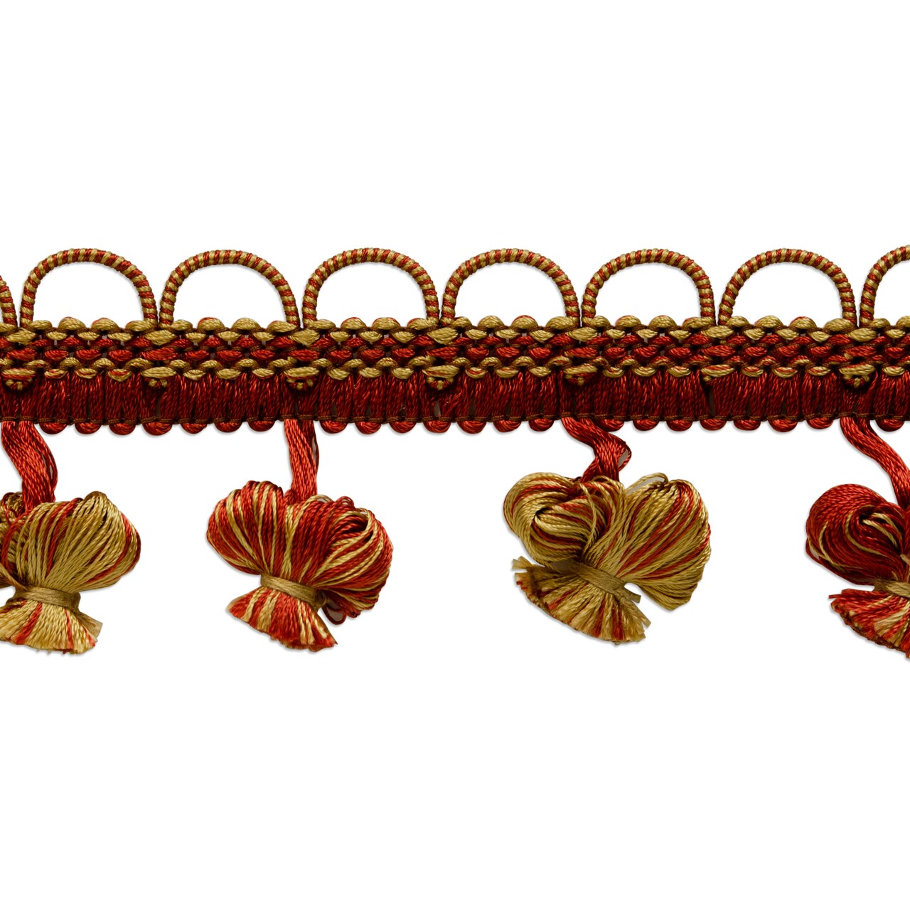 24 yards of Conso Classic Onion Tassel Fringe Trim | 24 yard cut